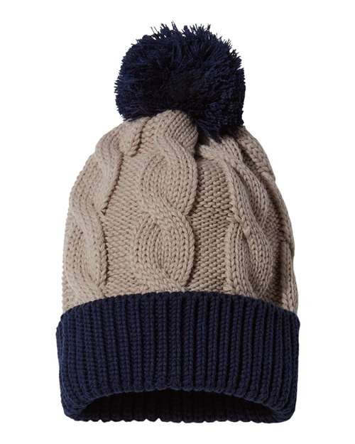Chunk Twist Cuffed Beanie - 141R